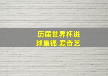 历届世界杯进球集锦 爱奇艺